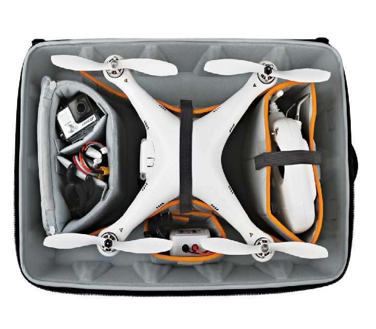 A Commercial Drone Case Offering Flexible Organization and Protection for DJI Phantom or 3DR Solo and Accessories DroneGuard CS 400 